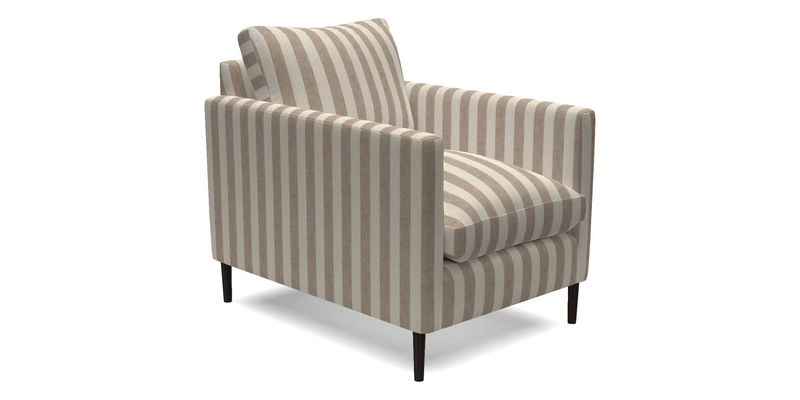 Heyshott Chair in Two Tone Plain Biscuit. Loose cover option available