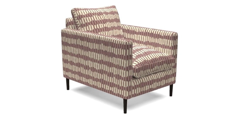 Heyshott Chair in Two Tone Plain Biscuit. Loose cover option available