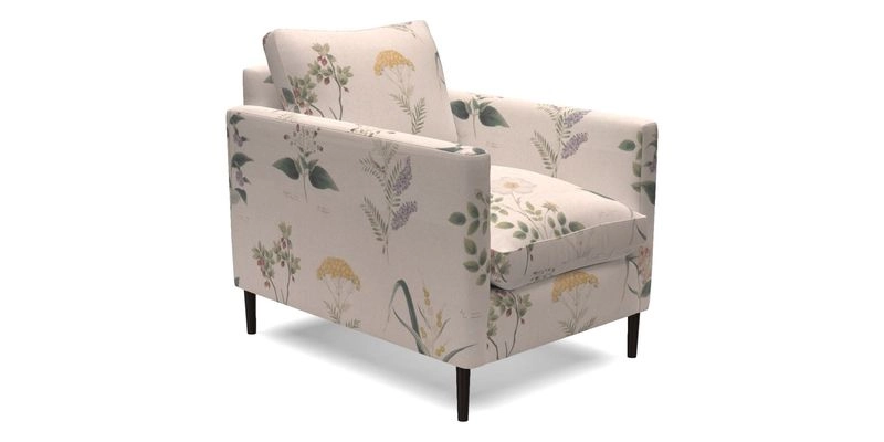 Heyshott Chair in Two Tone Plain Biscuit. Loose cover option available