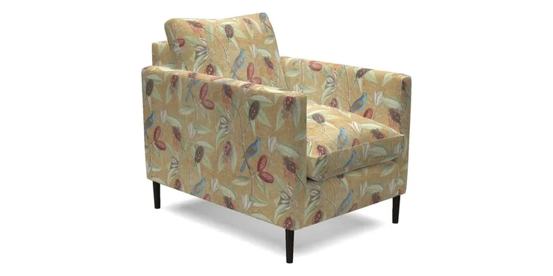 Heyshott Chair in Two Tone Plain Biscuit. Loose cover option available