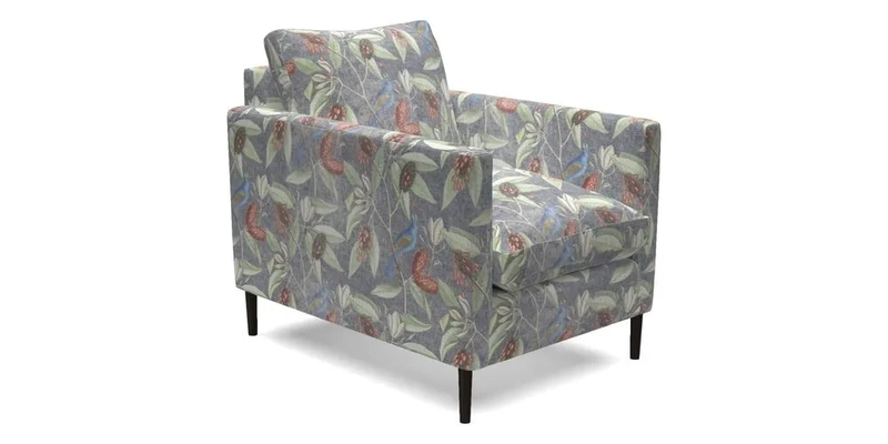 Heyshott Chair in Two Tone Plain Biscuit. Loose cover option available