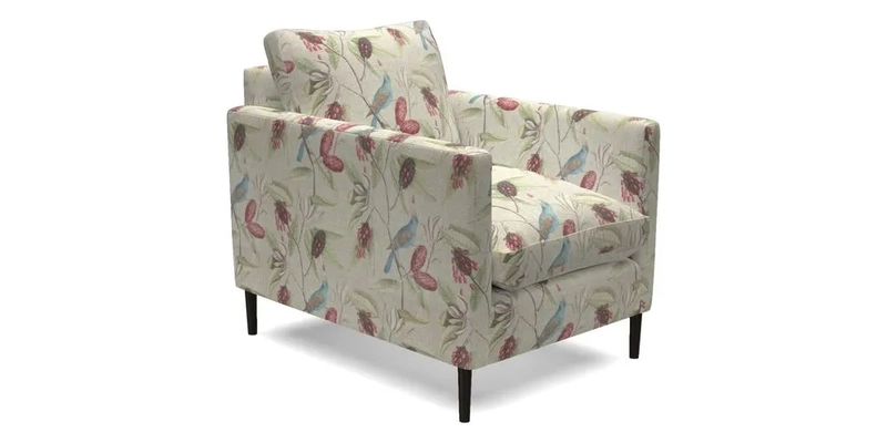 Heyshott Chair in Two Tone Plain Biscuit. Loose cover option available