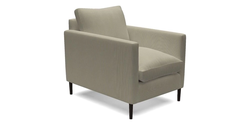 Heyshott Chair in Two Tone Plain Biscuit. Loose cover option available