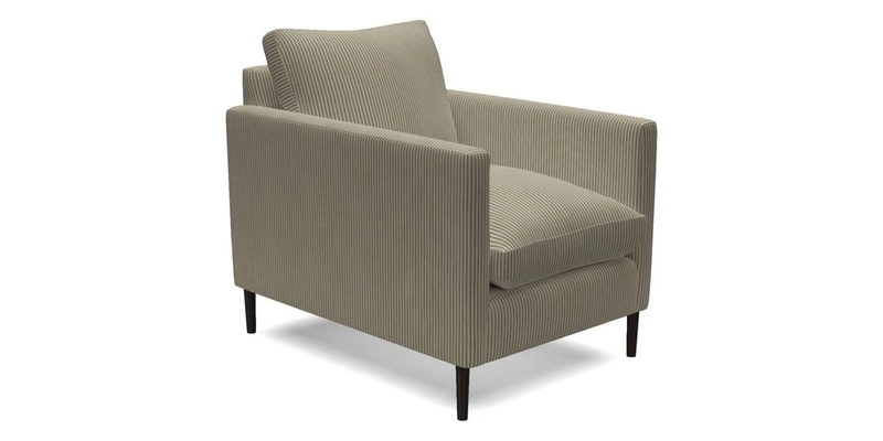 Heyshott Chair in Two Tone Plain Biscuit. Loose cover option available