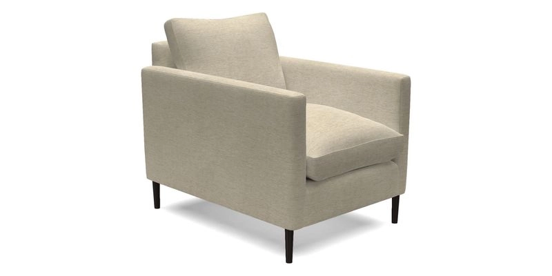 Heyshott Chair in Two Tone Plain Biscuit. Loose cover option available