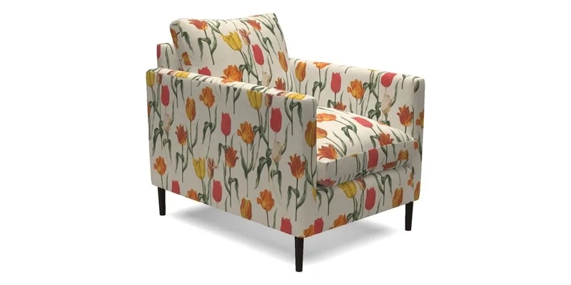 Heyshott Chair in Two Tone Plain Biscuit. Loose cover option available