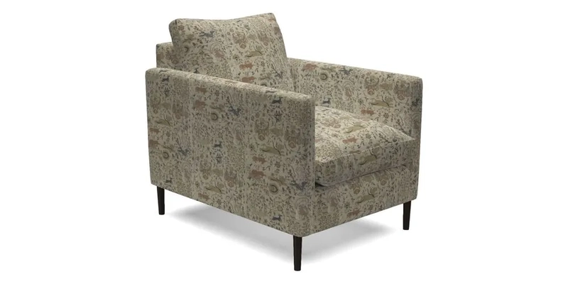 Heyshott Chair in Two Tone Plain Biscuit. Loose cover option available