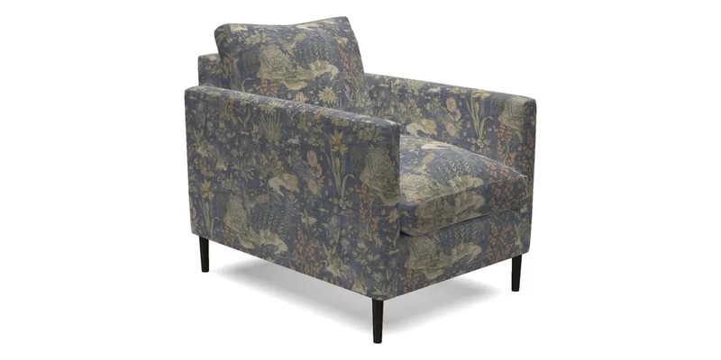 Heyshott Chair in Two Tone Plain Biscuit. Loose cover option available