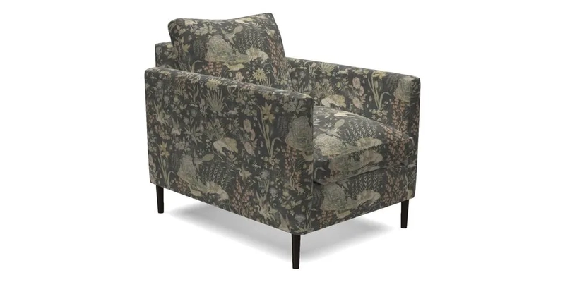 Heyshott Chair in Two Tone Plain Biscuit. Loose cover option available