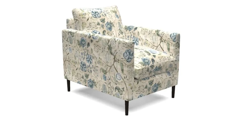 Heyshott Chair in Two Tone Plain Biscuit. Loose cover option available