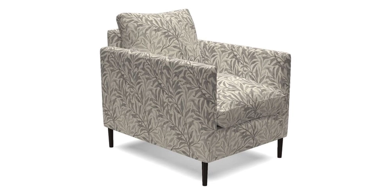 Heyshott Chair in Two Tone Plain Biscuit. Loose cover option available