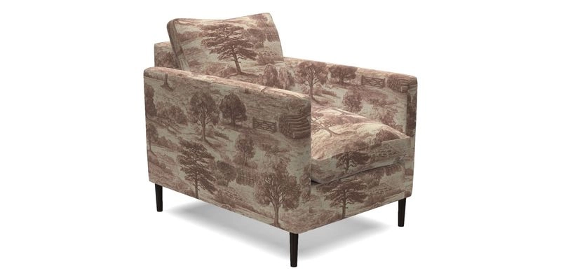 Heyshott Chair in Two Tone Plain Biscuit. Loose cover option available