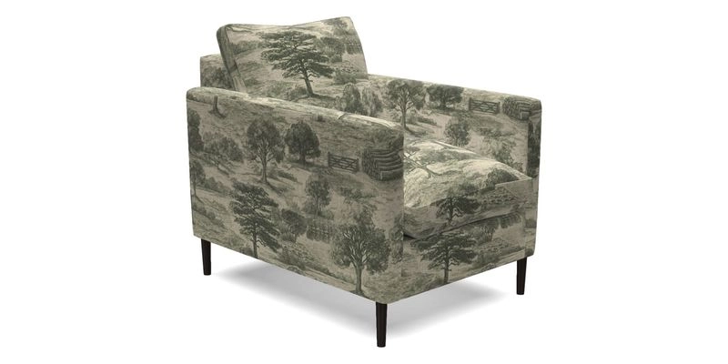 Heyshott Chair in Two Tone Plain Biscuit. Loose cover option available