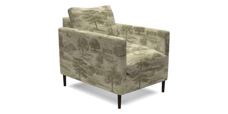 Heyshott Chair in Two Tone Plain Biscuit. Loose cover option available