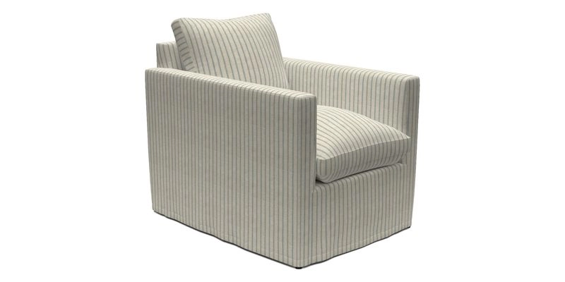 Heyshott Chair in Two Tone Plain Biscuit. Loose cover option available