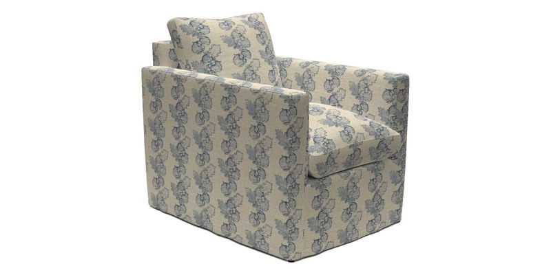 Heyshott Chair in Two Tone Plain Biscuit. Loose cover option available