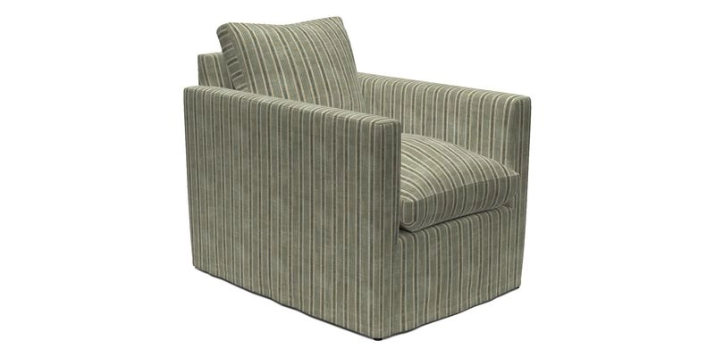 Heyshott Chair in Two Tone Plain Biscuit. Loose cover option available