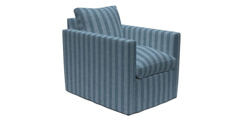 Heyshott Chair in Two Tone Plain Biscuit. Loose cover option available