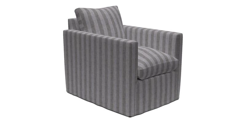 Heyshott Chair in Two Tone Plain Biscuit. Loose cover option available