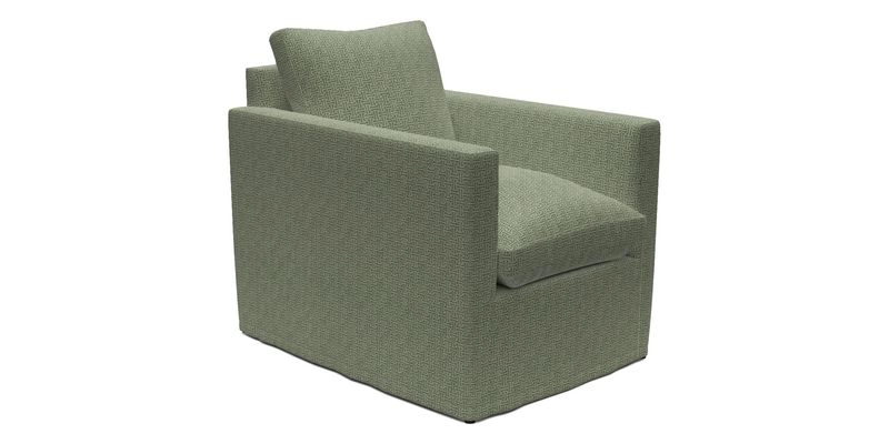 Heyshott Chair in Two Tone Plain Biscuit. Loose cover option available