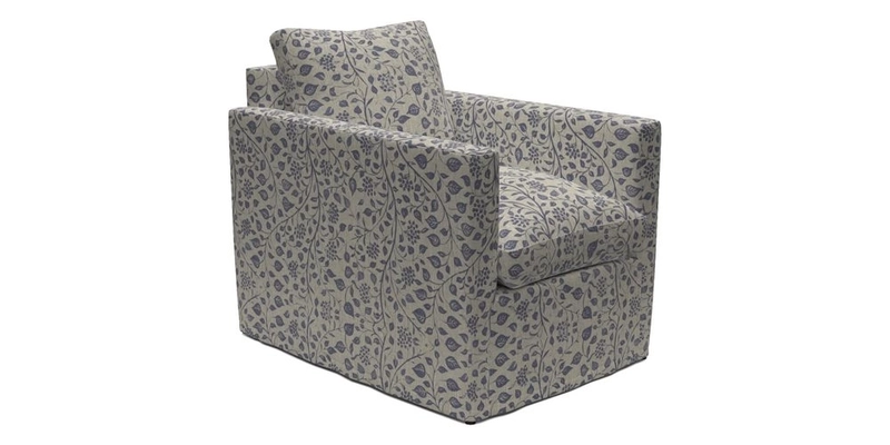 Heyshott Chair in Two Tone Plain Biscuit. Loose cover option available