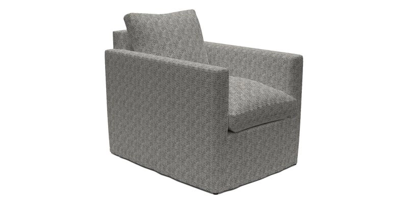Heyshott Chair in Two Tone Plain Biscuit. Loose cover option available