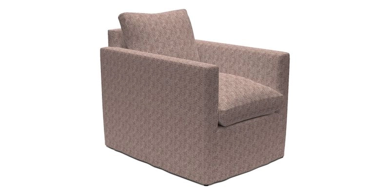 Heyshott Chair in Two Tone Plain Biscuit. Loose cover option available