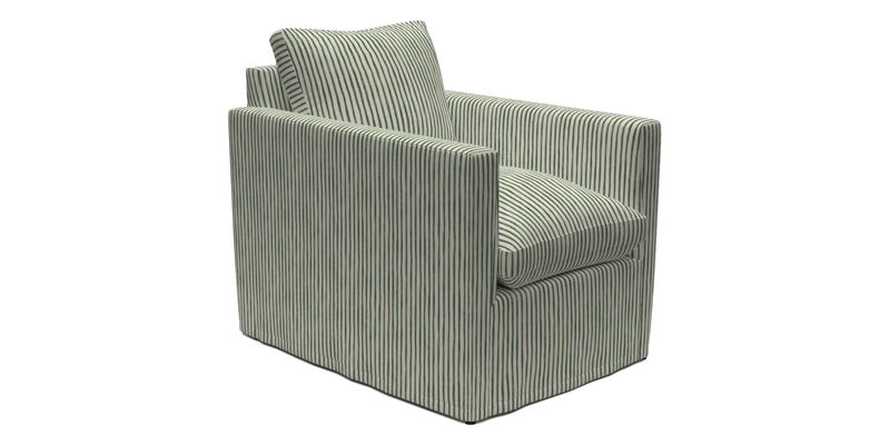 Heyshott Chair in Two Tone Plain Biscuit. Loose cover option available