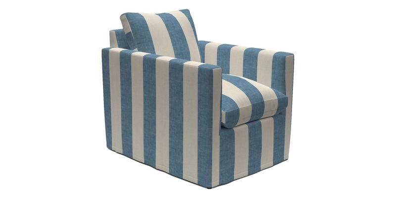 Heyshott Chair in Two Tone Plain Biscuit. Loose cover option available