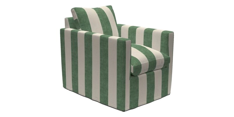 Heyshott Chair in Two Tone Plain Biscuit. Loose cover option available