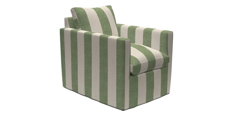 Heyshott Chair in Two Tone Plain Biscuit. Loose cover option available