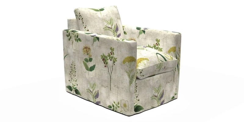 Heyshott Chair in Two Tone Plain Biscuit