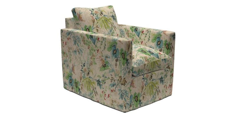 Heyshott Chair in Two Tone Plain Biscuit