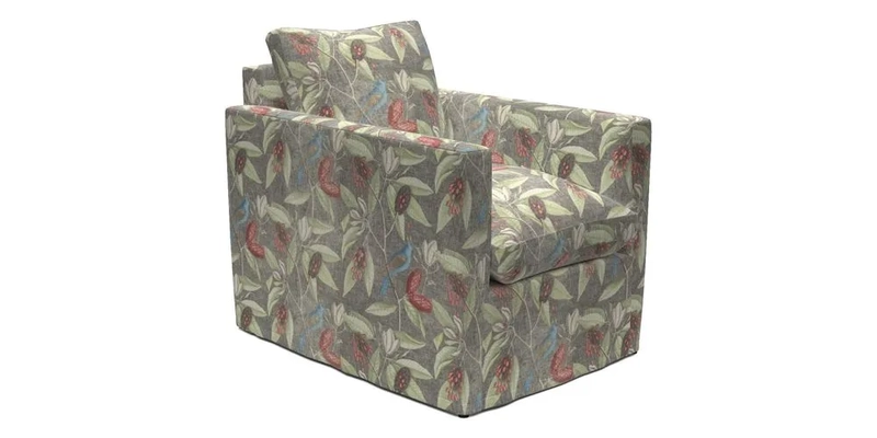 Heyshott Chair in Two Tone Plain Biscuit. Loose cover option available