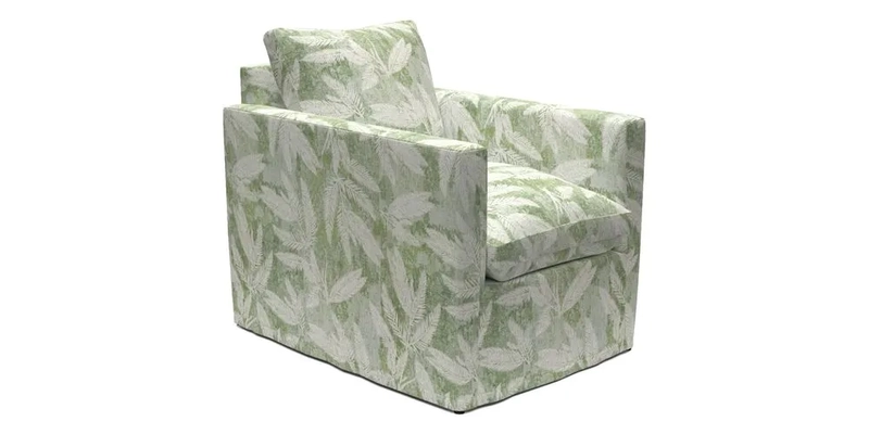 Heyshott Chair in Two Tone Plain Biscuit. Loose cover option available