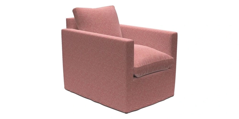 Heyshott Chair in Two Tone Plain Biscuit. Loose cover option available