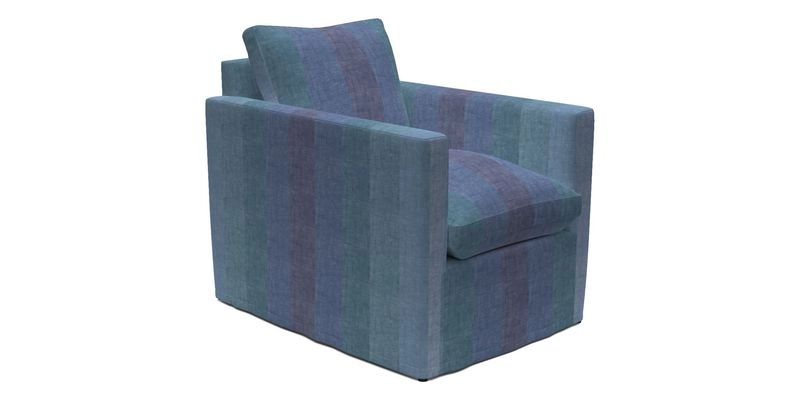 Heyshott Chair in Two Tone Plain Biscuit. Loose cover option available
