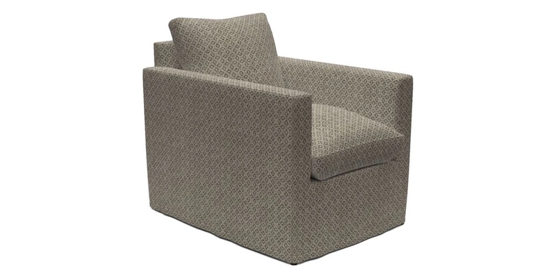 Heyshott Chair in Two Tone Plain Biscuit. Loose cover option available