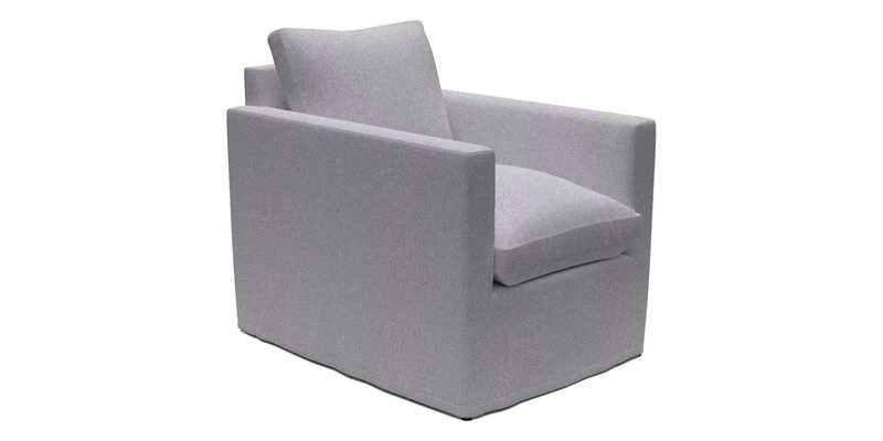 Heyshott Chair in Two Tone Plain Biscuit. Loose cover option available
