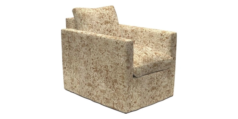 Heyshott Chair in Two Tone Plain Biscuit