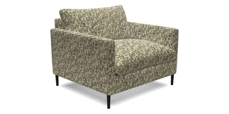 Heyshott Snuggler in Two Tone Plain Biscuit. Loose cover option available
