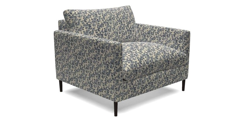 Heyshott Snuggler in Two Tone Plain Biscuit. Loose cover option available
