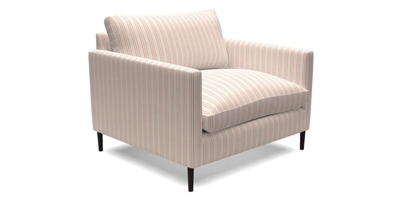 Heyshott Snuggler in Two Tone Plain Biscuit. Loose cover option available