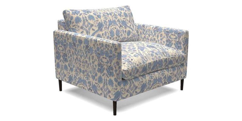 Heyshott Snuggler in Two Tone Plain Biscuit. Loose cover option available