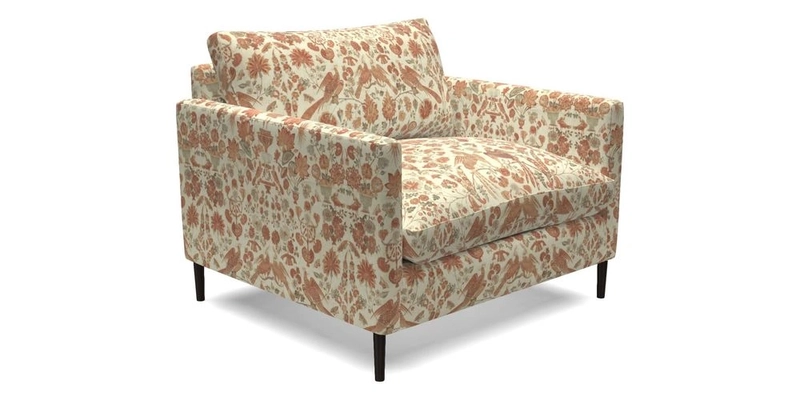 Heyshott Snuggler in Two Tone Plain Biscuit. Loose cover option available