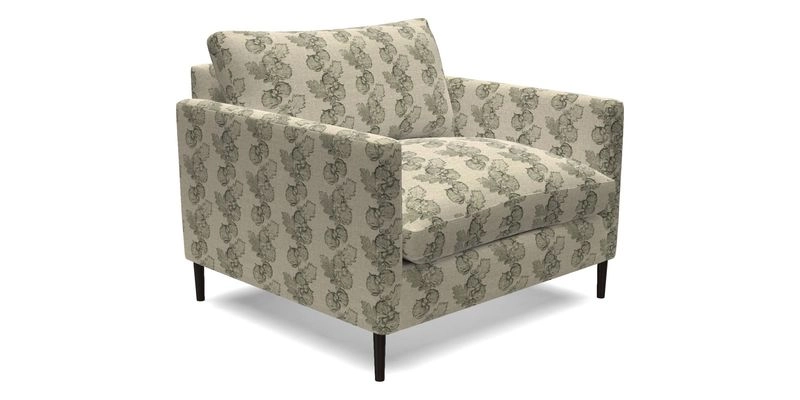 Heyshott Snuggler in Two Tone Plain Biscuit. Loose cover option available