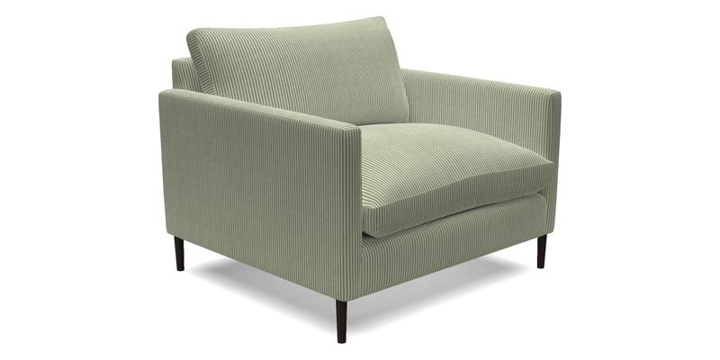 Heyshott Snuggler in Two Tone Plain Biscuit. Loose cover option available