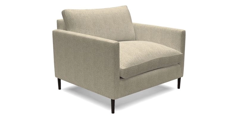 Heyshott Snuggler in Two Tone Plain Biscuit. Loose cover option available