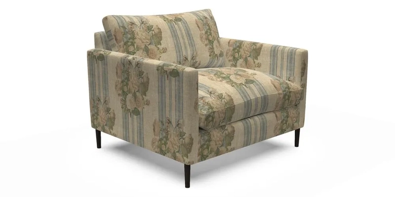 Heyshott Snuggler in Two Tone Plain Biscuit. Loose cover option available