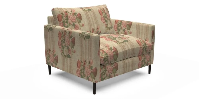 Heyshott Snuggler in Two Tone Plain Biscuit. Loose cover option available